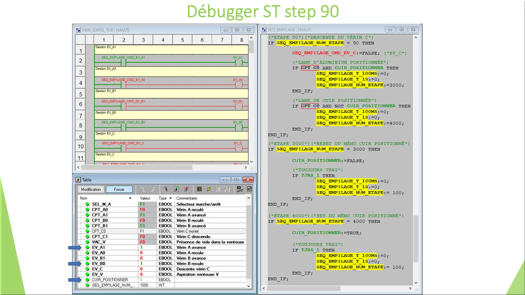 Débugger ST step 90
